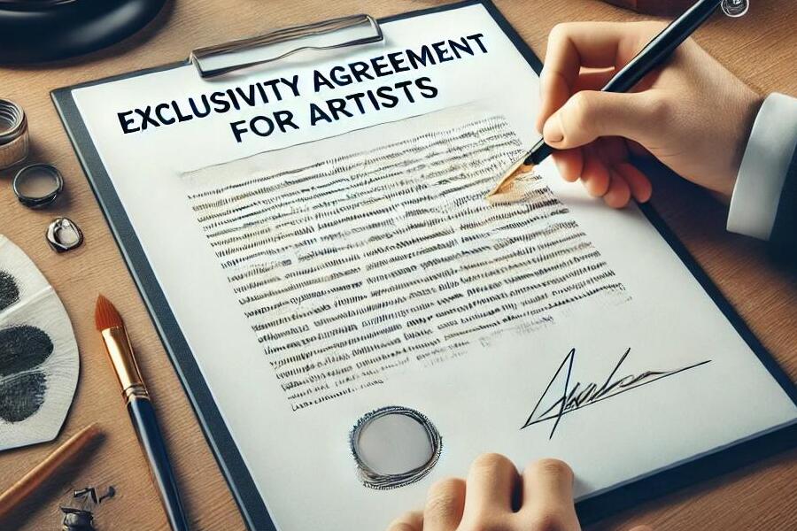 Como redactar un contrato de exclusividad para artistas